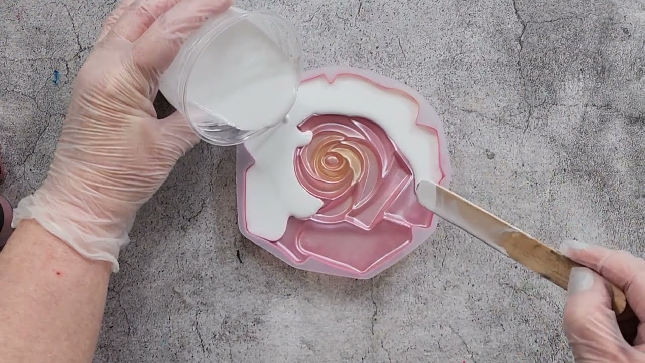 #1895 You Have Got To See This Beautiful Resin Rose