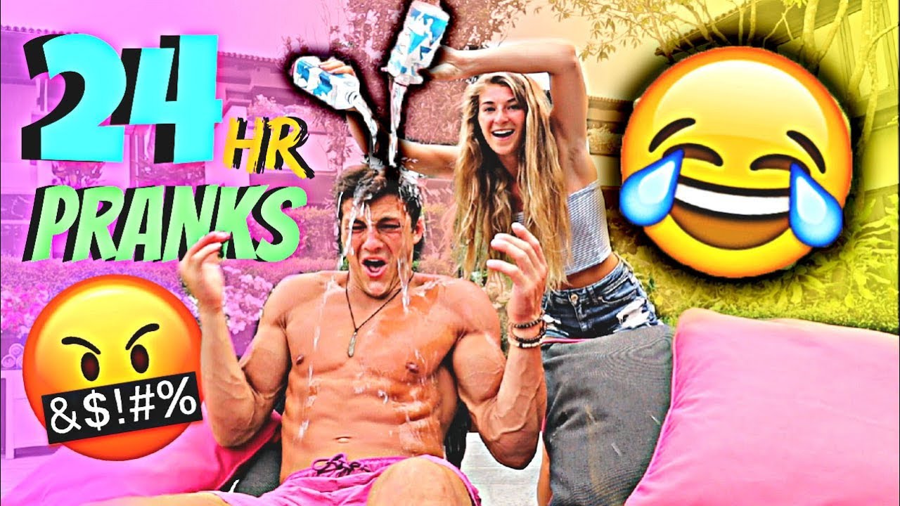 PRANKING MY BOYFRIEND FOR 24 HOURS!  *He Got Mad*