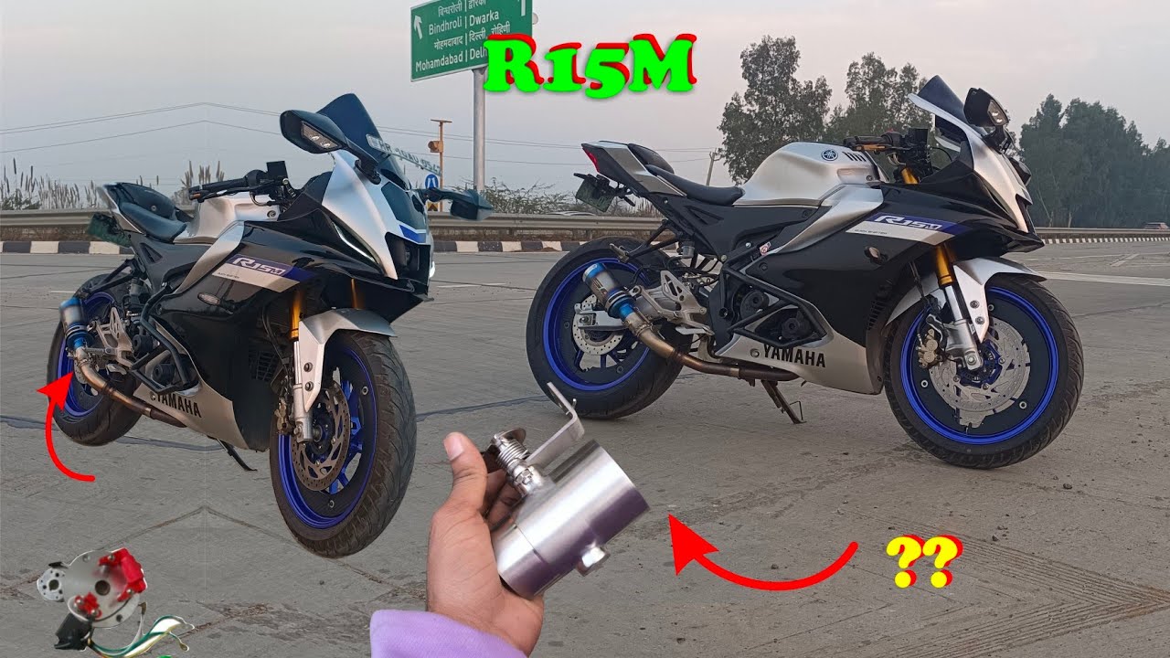 R15M Me valvetronic exhaust 😱 lagwa diya 
