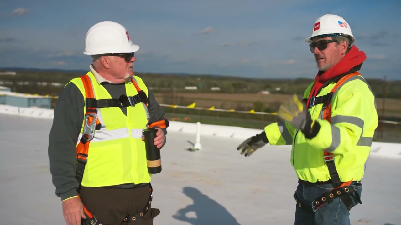 TPO Layout for Induction Welded Roof Installation | Roofing it Right with Dave & Wally by GAF