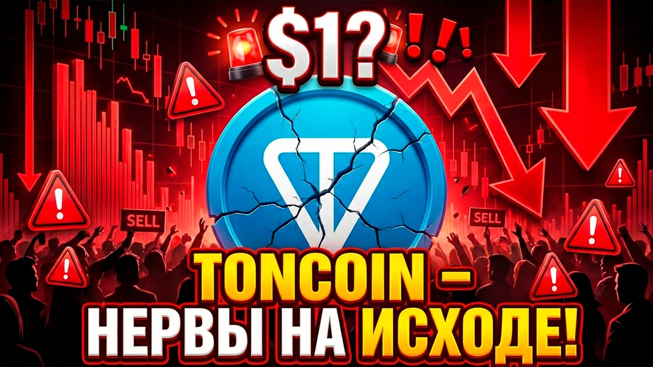 TONCOIN ПОД УГРОЗОЙ! КРИПТОРЫНОК ВКЛЮЧИЛ РЕЖИМ УНИЧТОЖЕНИЯ