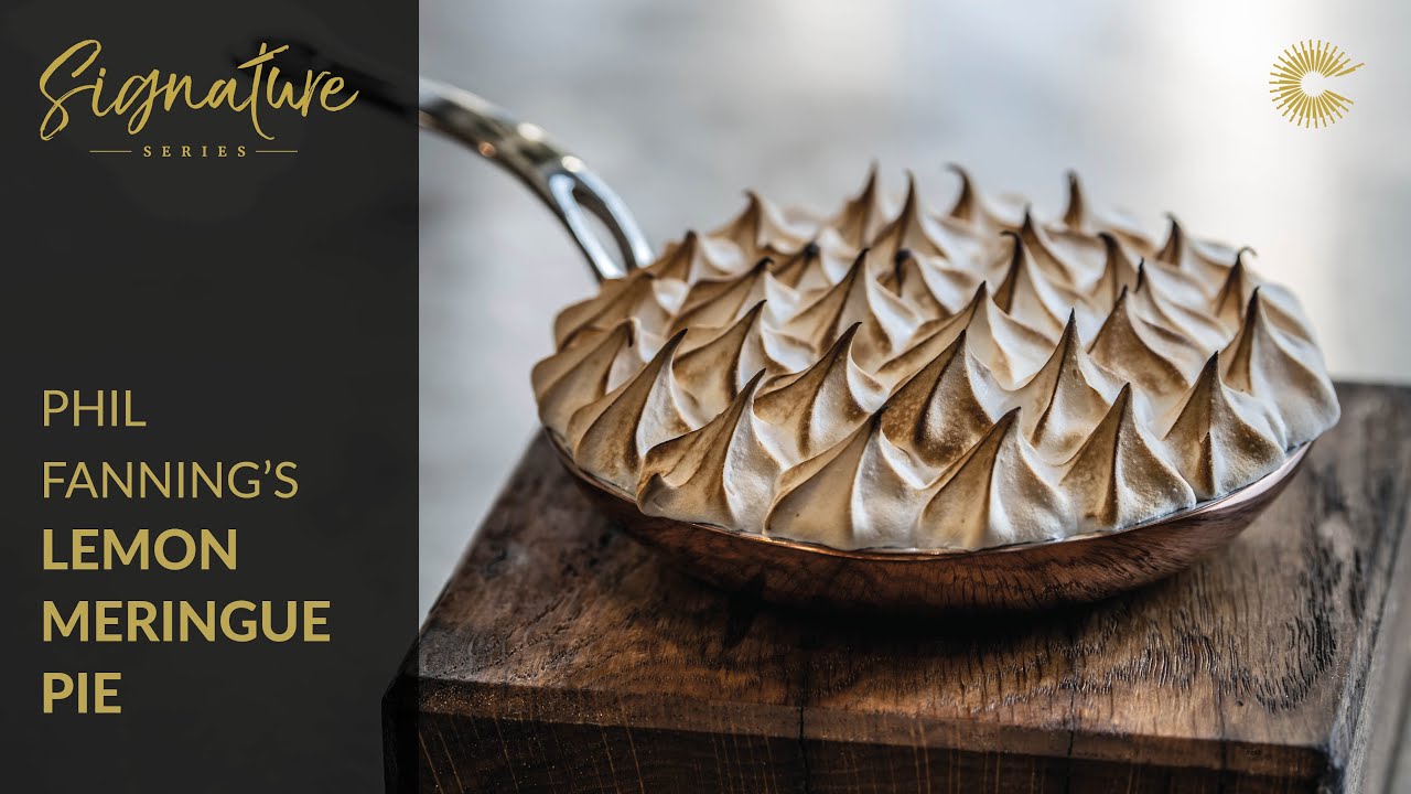 Phil Fanning's Lemon Meringue Pie with White Chocolate Biscuit Base
