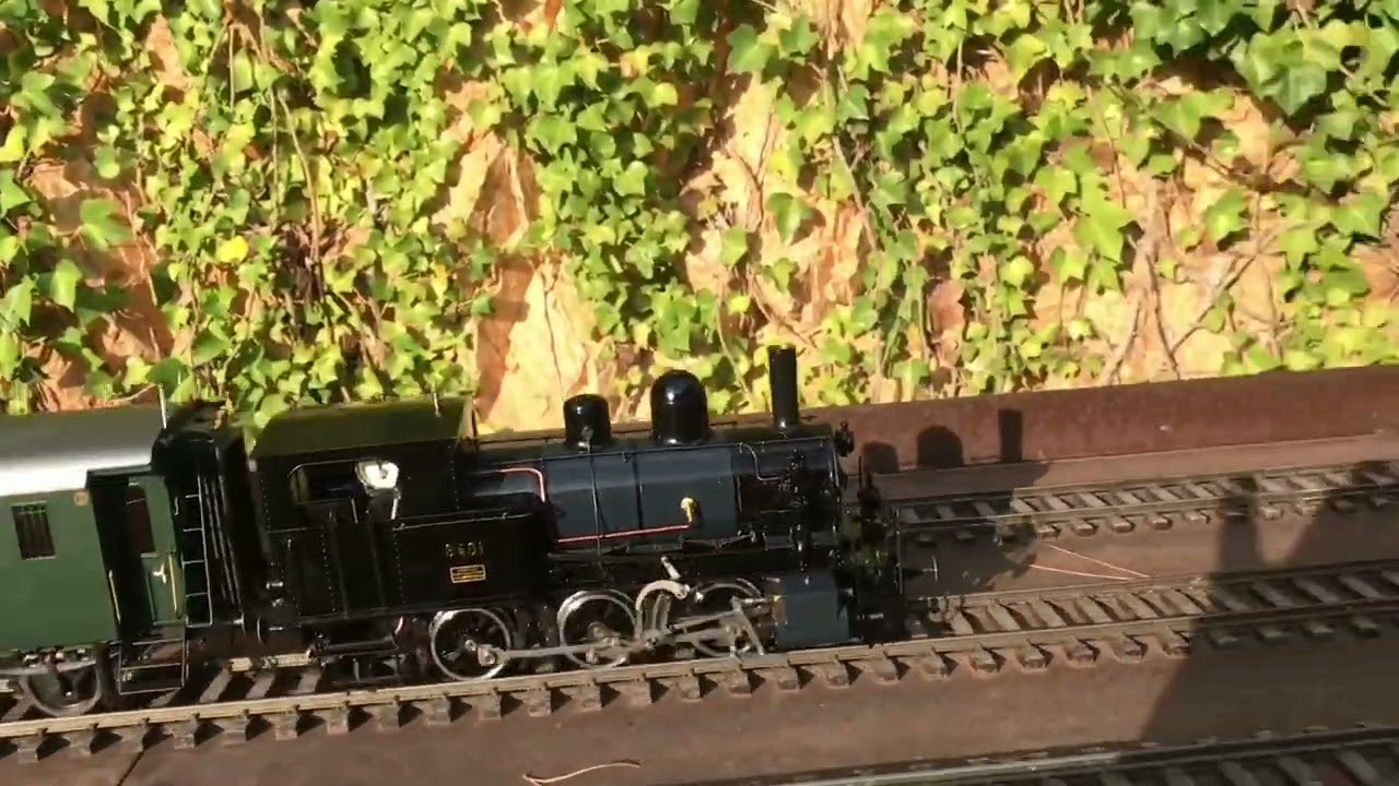ASTER live steam Swiss Tigerli. Costa Brava. Girona, Spain