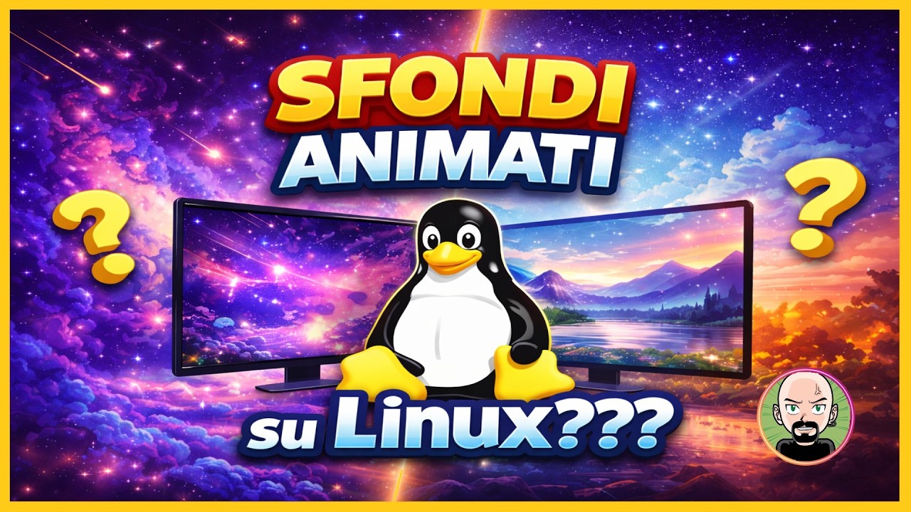 🐧 DESKTOP ANIMATO su Linux - STUPENDO ! ❤️