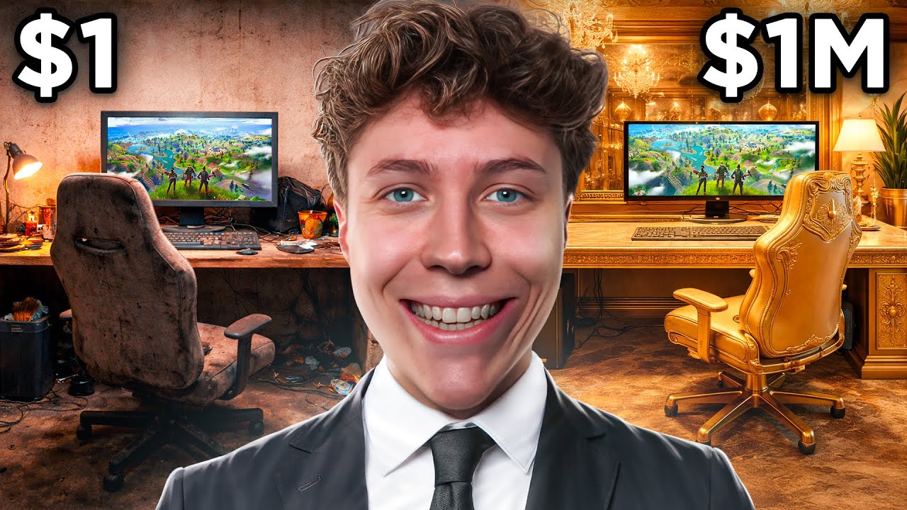 Игровой сетап за 1 $ против сетапа за 1 000 000 $