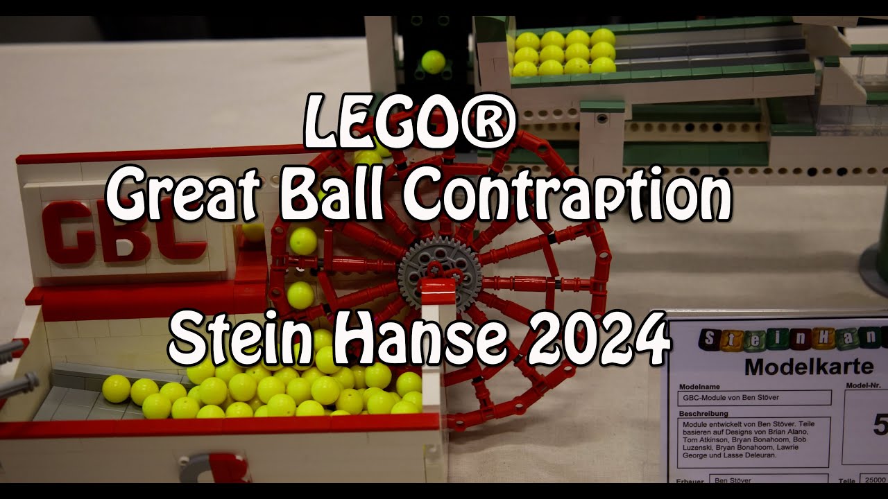 LEGO Great Ball Contraption (GBC Kugelbahn) Stein Hanse 2024