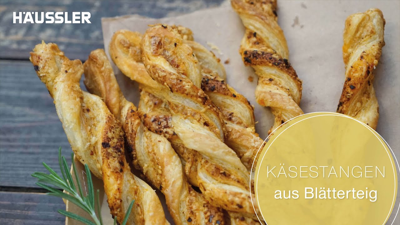 Käsestangen aus Blätterteig –  Ein Snack, der einfach immer geht! 🧀
