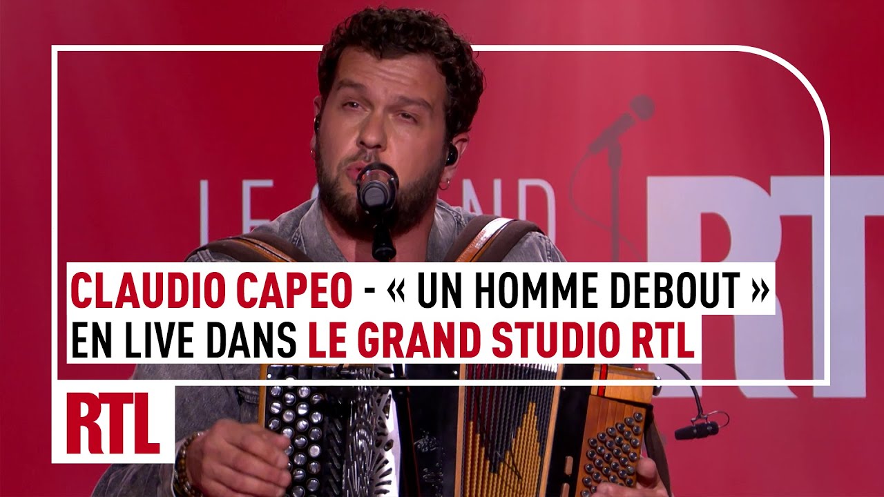 Claudio Capéo - Un homme debout (Live) Le Grand Studio RTL