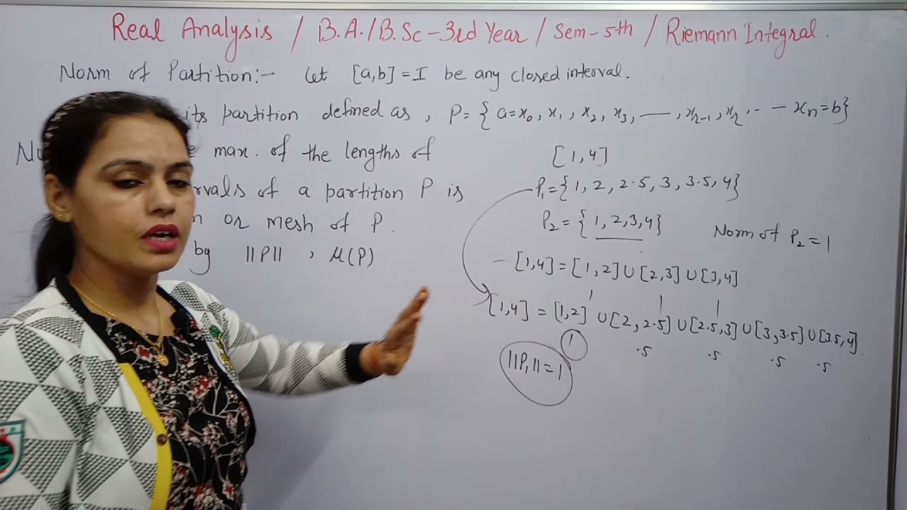 Real Analysis | Maths B.A./B.Sc 3rd Year | Riemann Integral | New Era Maths Classes | By Anju ma'am