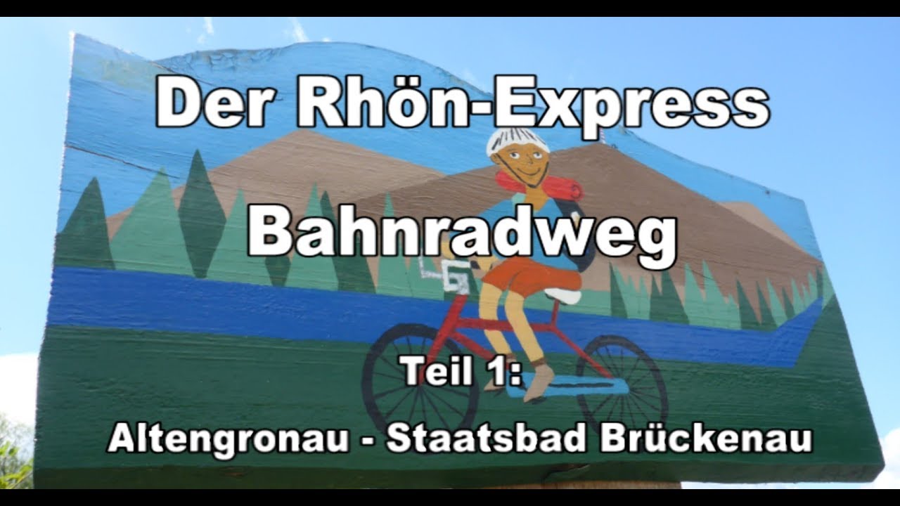 Radtouren um Schlüchtern 34: Rhön-Express Bahnradweg Teil 1