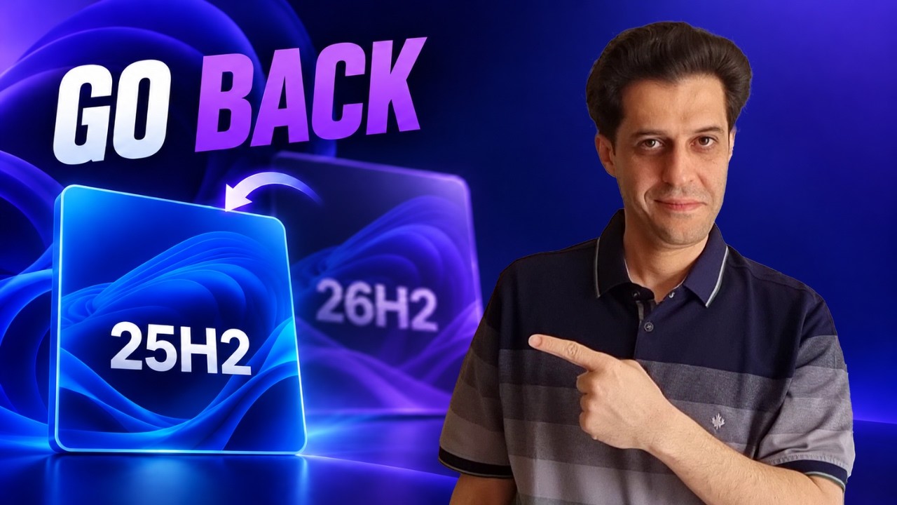 Как откатить Windows 11 с версии 26H2 до 25H2