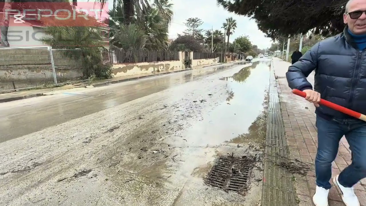 Agrigento, Viale delle Dune l’indomani delle piogge, tutto come prima, più di prima da oltre 10 anni