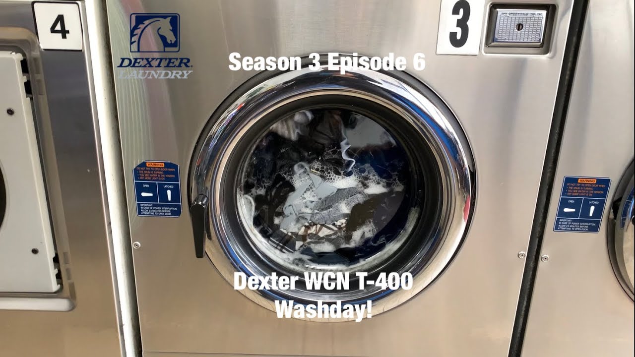Laundromat day S3 Episode 6 Dexter WCN T400 Washday.