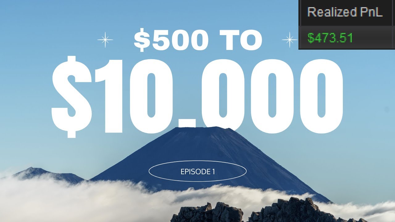 $500 to $10,000 Futures Trading Challenge | Episode 1