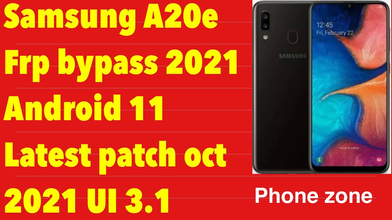 A20e frp bypass android 11.a20e frp bypass 2021.latest oct 2021