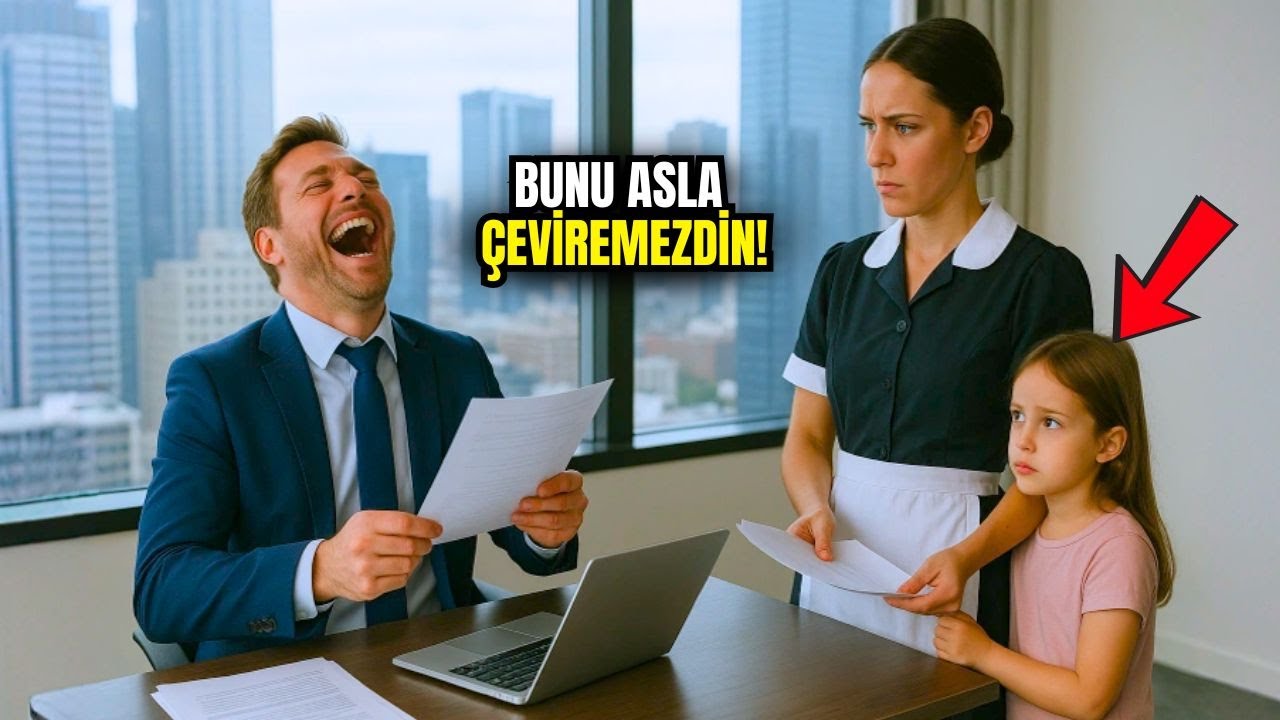 “BUNU ÇEVİRİRSEN TÜM SERVETİM SENİN” DEDİ MİLYONER – HİZMETÇİNİN KIZI ONU SUSTURDU!