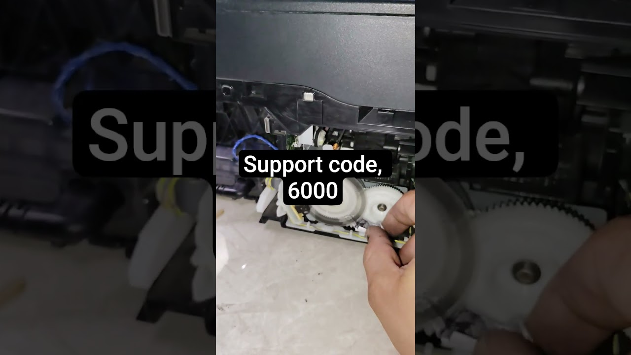 canon G2730 how to support code 6000