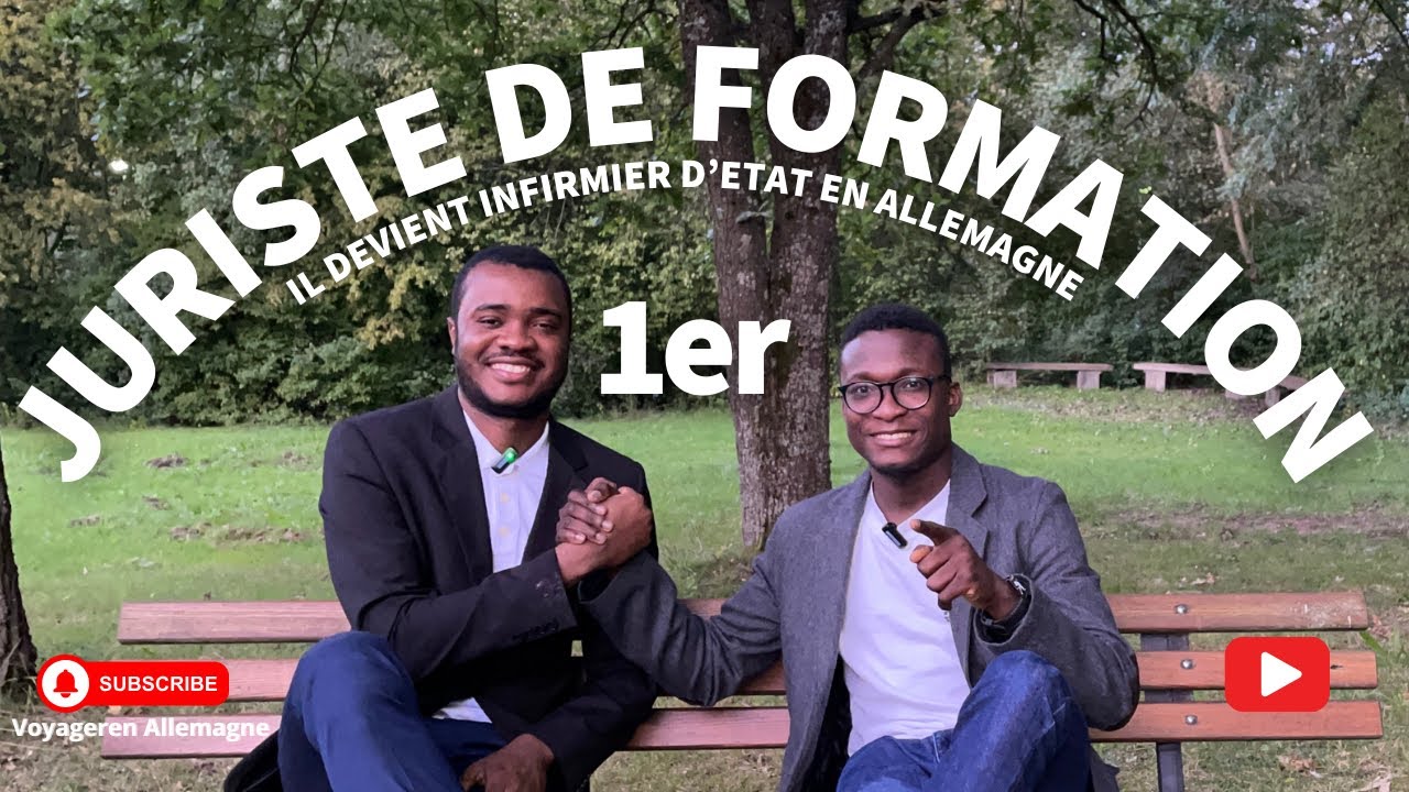 Juriste de formation, il devient infirmier d’Etat  en Allemagne et 1er de sa promotion! Interview