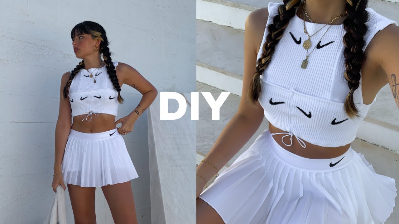 NIKE SOCKS TOP DIY!!