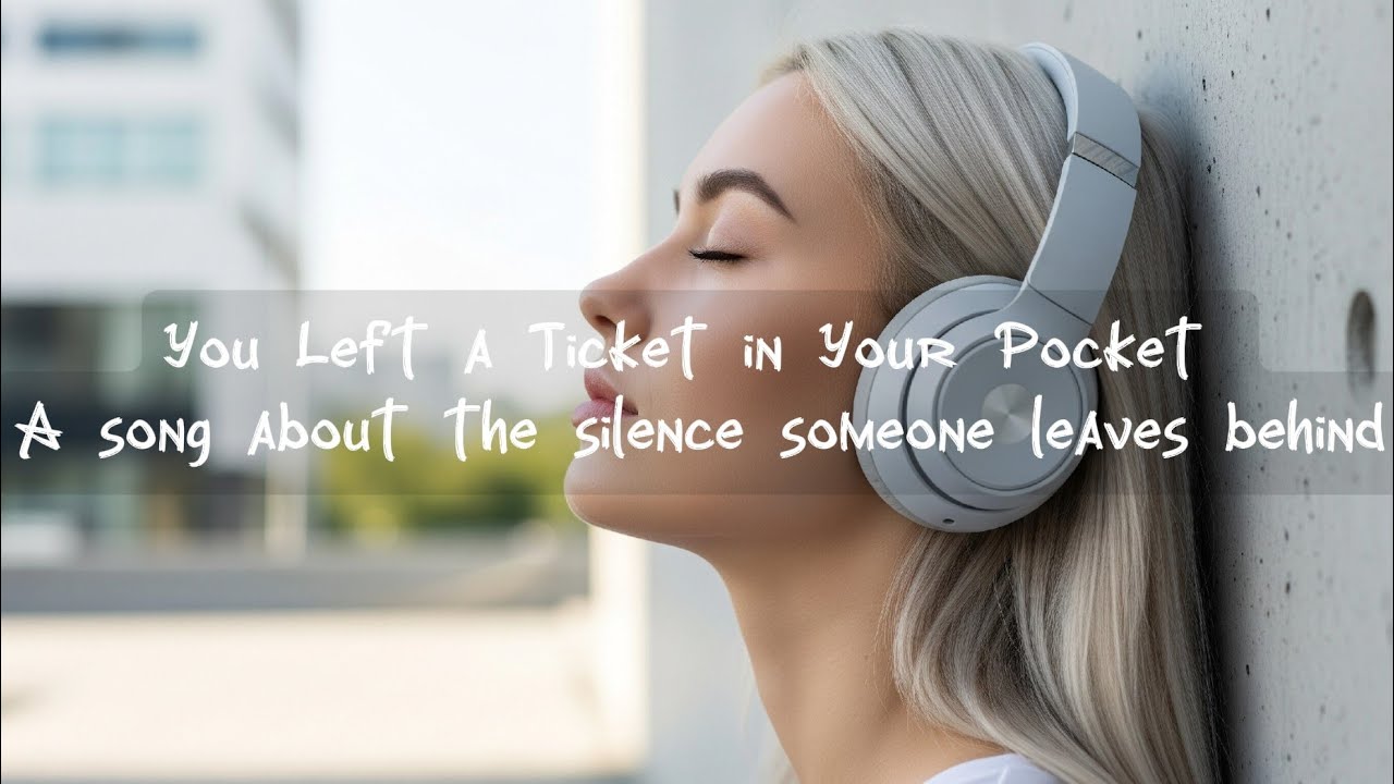 You Left a Ticket in Your Pocket - A song about the silence someone leaves behind