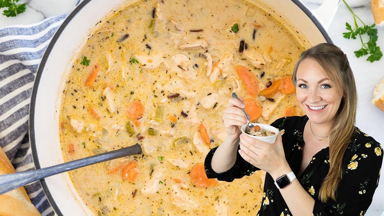 Суп из курицы и риса в одной кастрюле
