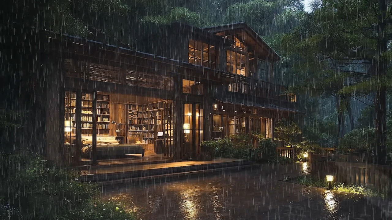 Forest Rain Ambience for Deep Rest | Insomnia Relief & Relaxation