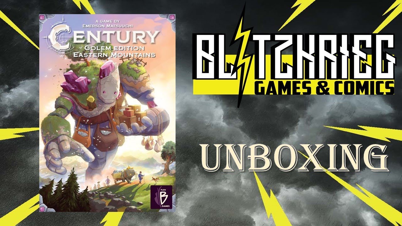 Century Golem Edition Eastern Mountains Board Game Unboxing