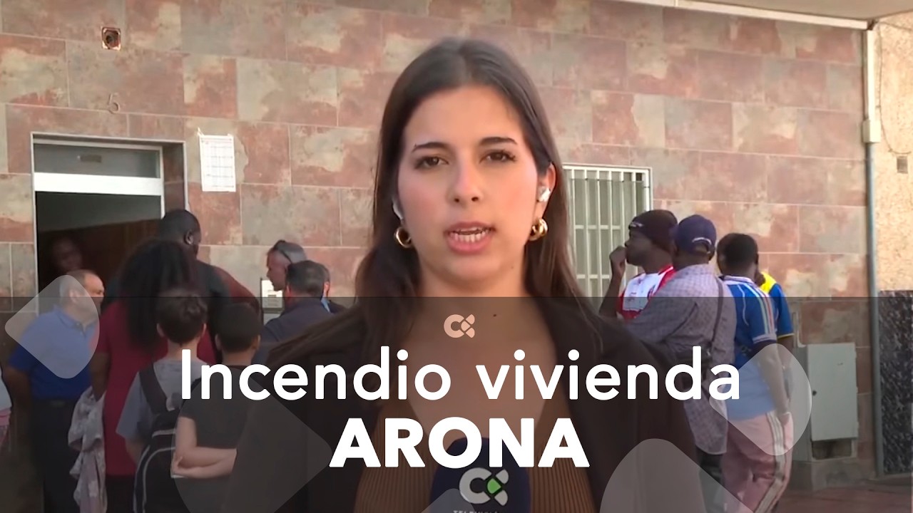 Un incendio en un edificio de viviendas en Arona alerta a los vecinos