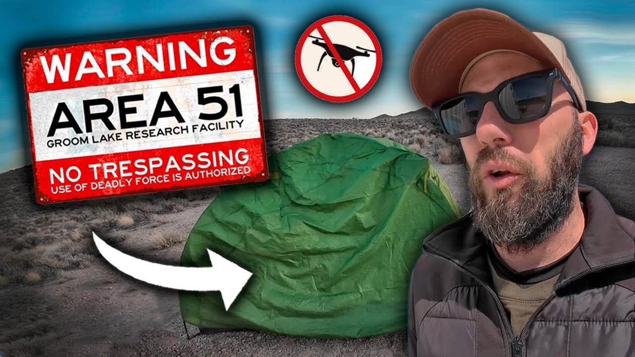 ACAMPO EN EL AREA 51👽 EL LUGAR MAS VIGILADO DEL MUNDO👀 | NEVADA🇺🇸