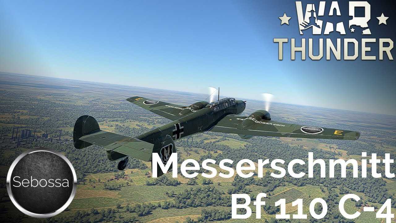 War Thunder - Messerschmitt Bf 110 C-4  - Gameplay und Geschichte - deutsch