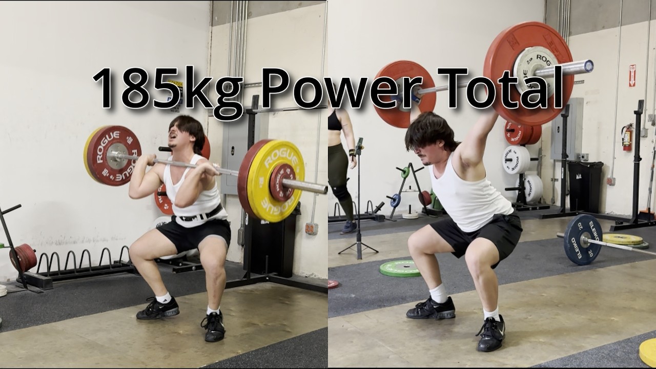 Power Snatch + Power C&J Just 5kg Under My Best Total