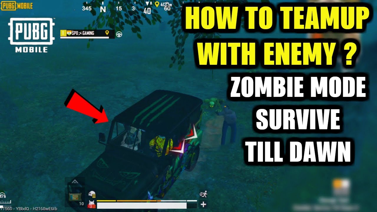 How to Team Up with ENEMY in Survive Till Dawn Zombie mode - Fastest way | PUBG Mobile 0.16.5 Update