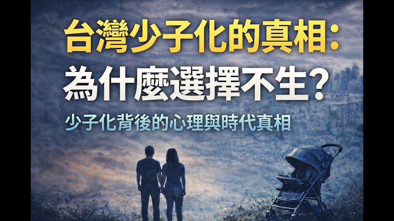 台灣少子化的真相：為什麼選擇不生？少子化背後的心理與時代真相 #少子化 #心理