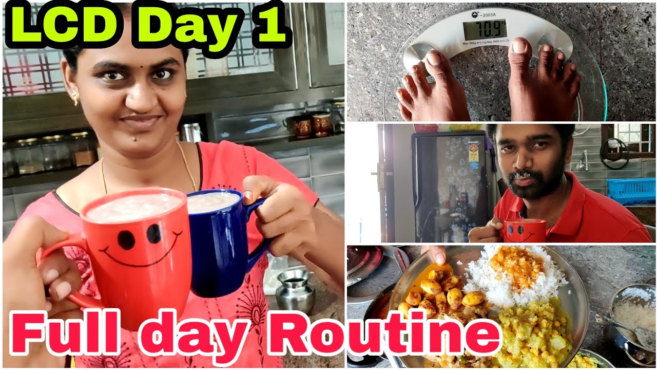 LCD Diet Routine Day 1 in Tamil | What i eat in a Day? | Low Carb Diet | DIML Tamil | Raji's Kitchen
