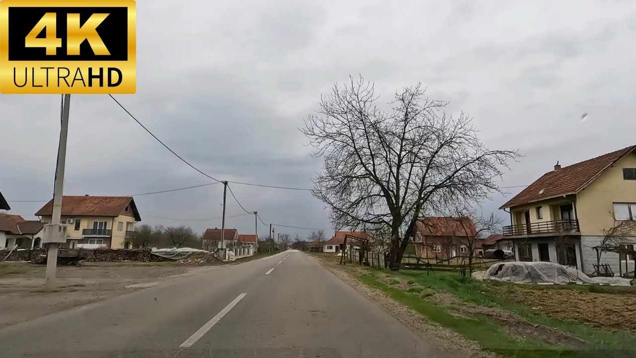 Gradačac - Zasavica - Modriča (R462/M17) : Vožnja / Drive (4K)