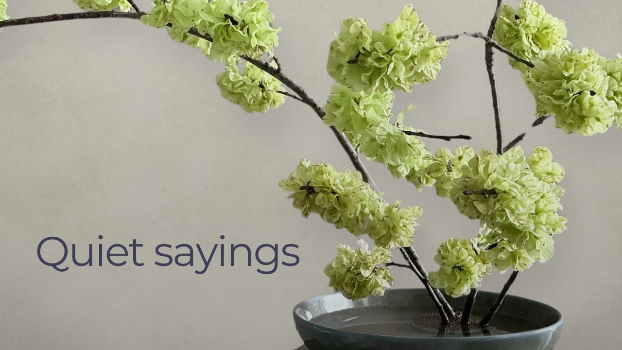 Ikebana & the Art of Simplicity | Flowers as Quiet Sayings
