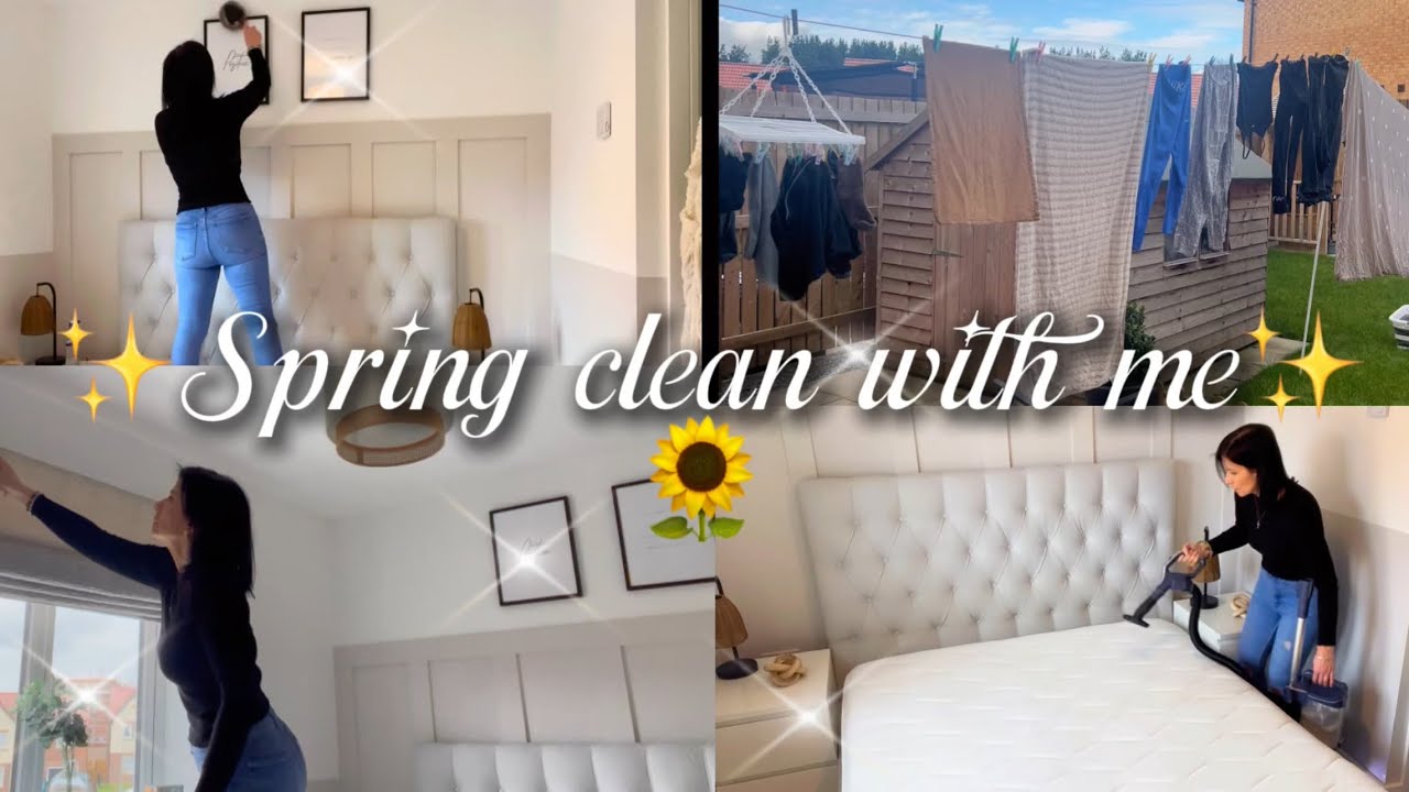 🌻Getting started on the spring cleaning / deep cleaning motivation/ clean with me