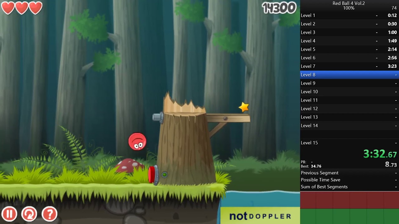 Red Ball 4: Volume 2 - 100% 8:55 (PB)