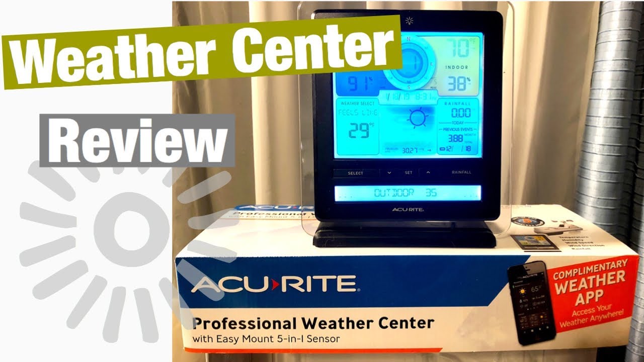 Watch Before You Buy | Acu-Rite 5 in 1 Weather Center Review