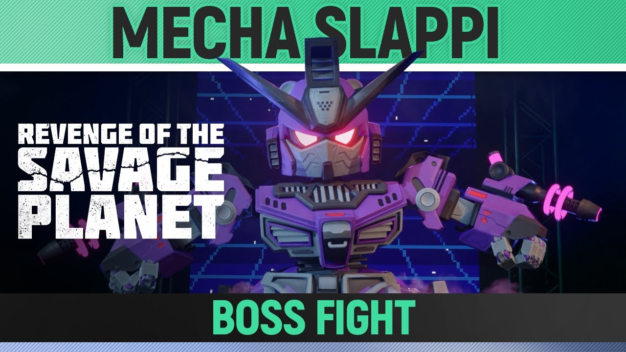 Revenge of the Savage Planet - Mecha Slappi - Boss Fight (ENTERTAINED... TO DEATH Trophy)