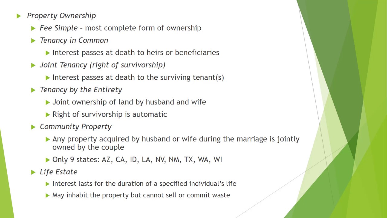 Property Law Overview