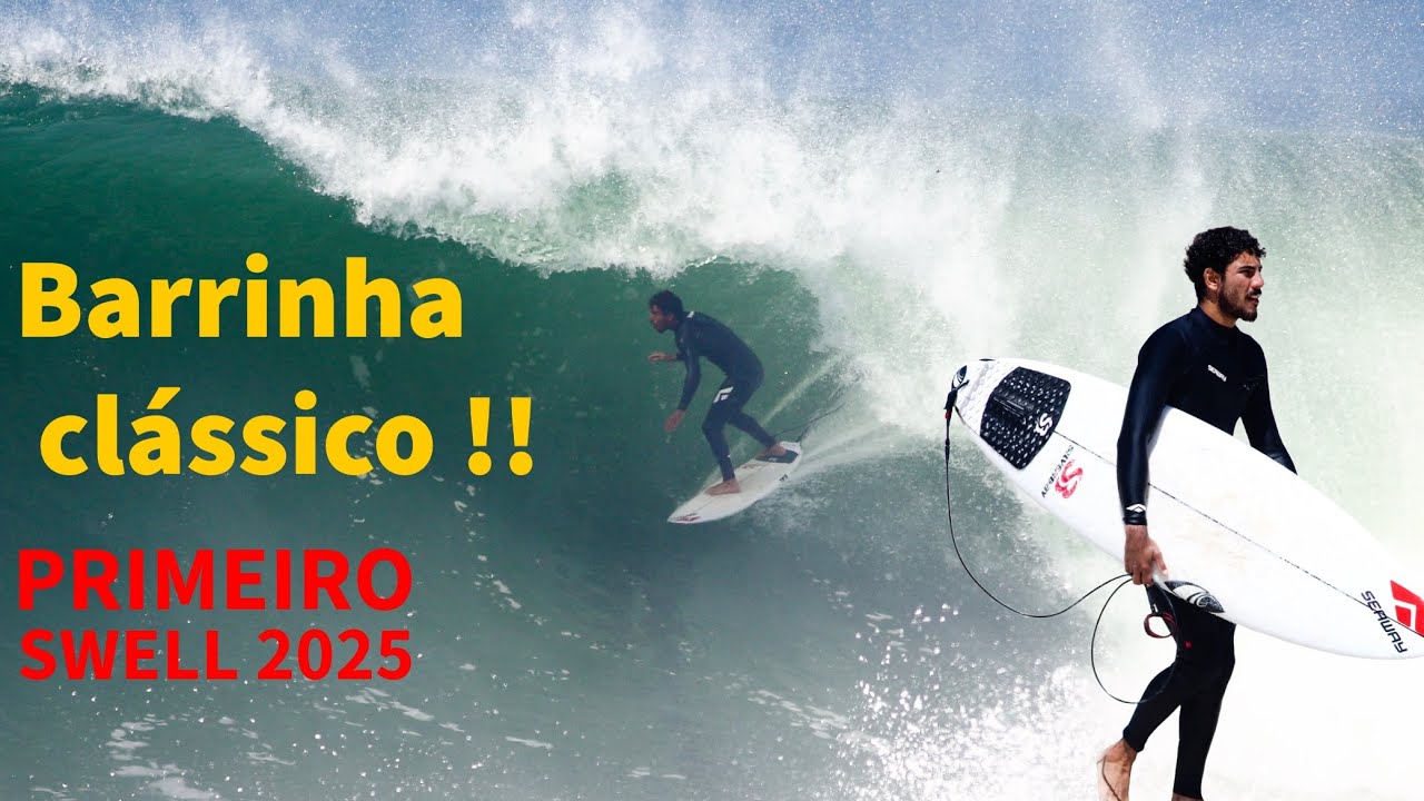 Barrinha clássico ! Primeiro swell de 2025 #surf zero crowd #saquarema itauna