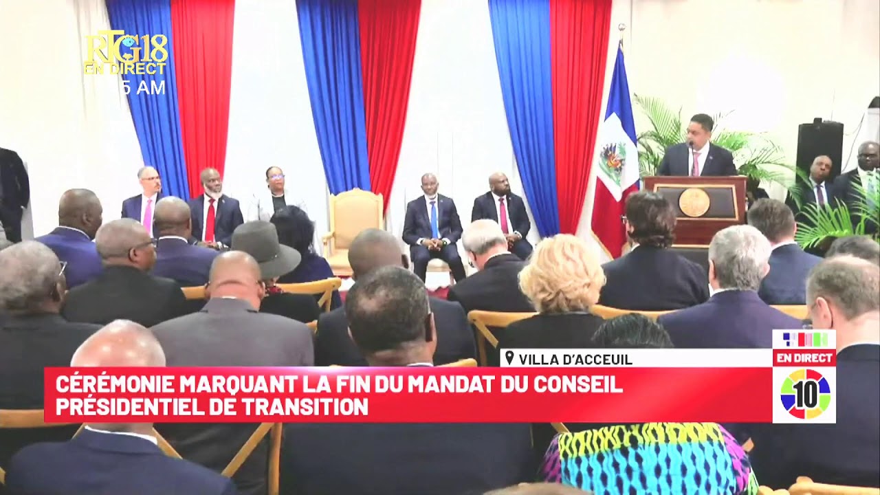 Villa D'Accueil/ Cérémonie Marquant la Fin du Mandat du Conseil Présidentiel de Transition.
