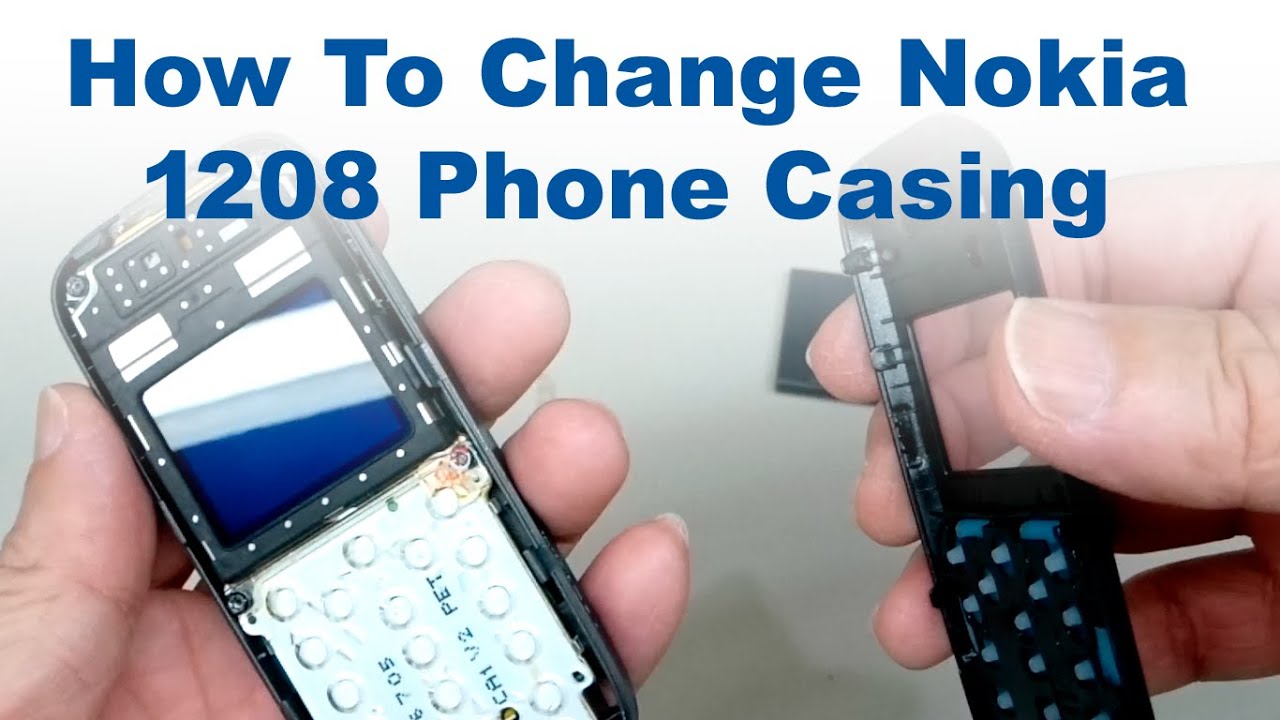 How To Change Nokia 1208 Phone Casing