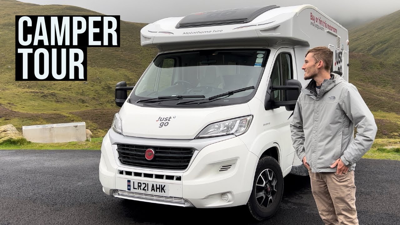 RV Tour | Tips for Wild Camping in Scotland | Just Go Rainbow 2 Berth Camper