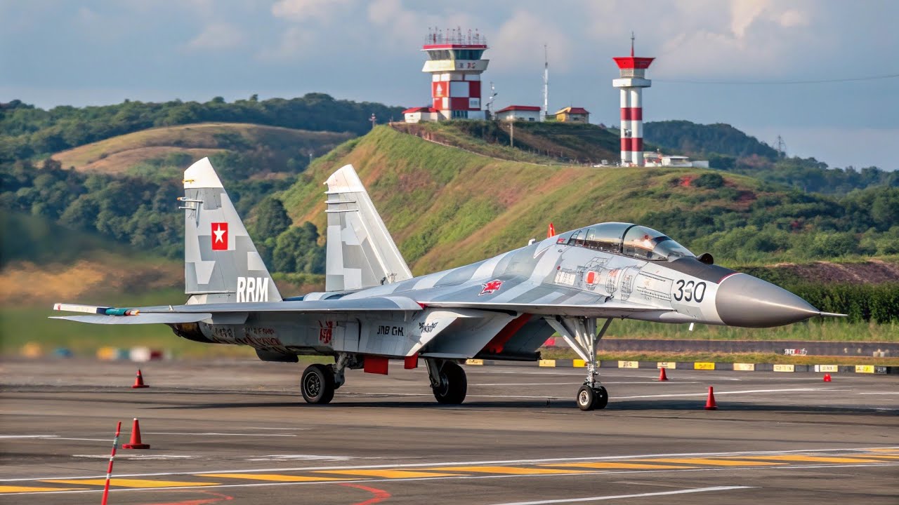 Sukhoi SU-35 Indonesia 2025 &mdash; Jet Tempur Super Manuver!