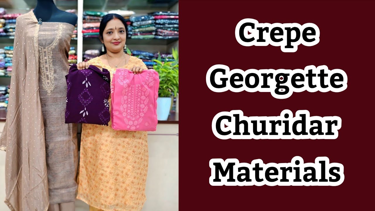 Crepe Georgette | Batik print | Salwar suits | 
