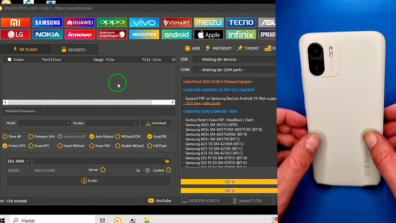Xiaomi Redmi A1 Bypass Google Account FRP UNLOCKTOOL