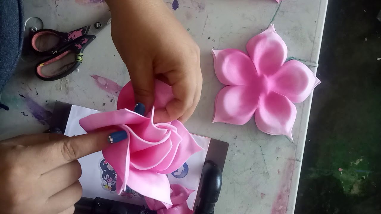 Rosas 2 centros y 2 formas de pintarlas #2 de 2