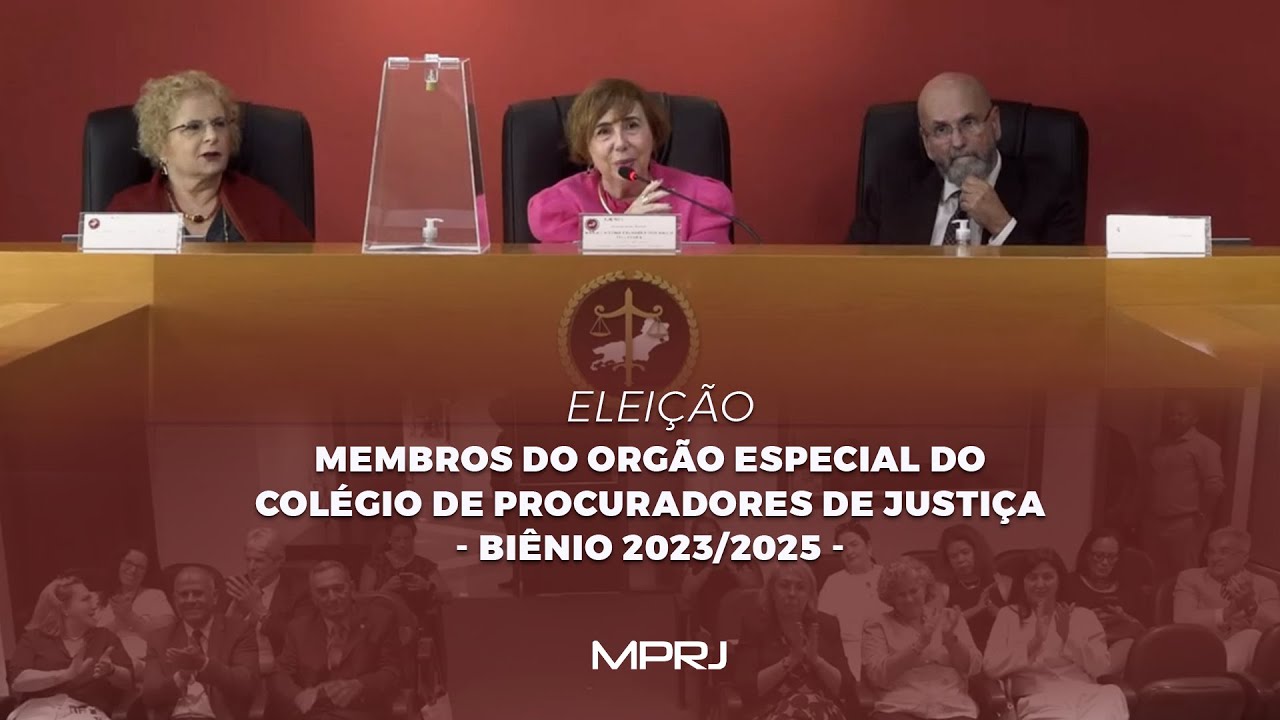 MPRJ elege novos integrantes para o &Oacute;rg&atilde;o Especial do Col&eacute;gio de Procuradores de Justi&ccedil;a